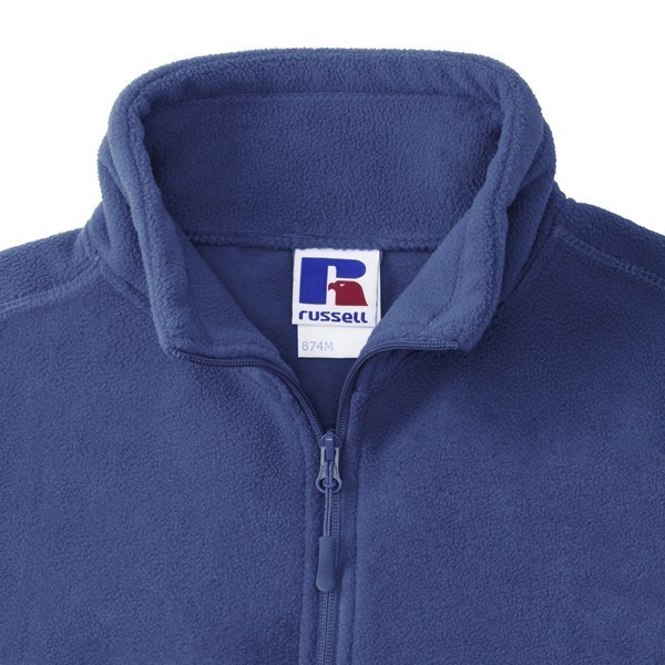 RUSSELL men's 1/4 zip polar sweatshirt