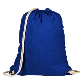MELON COLOR 140, cotton backpack, 140 g/m2, royal blue