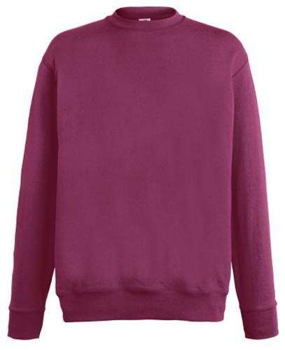 Fruit of the Loom, Lightweight Set-in Sweat, Classic Lightweight Men's Hoodie, Burgundy, L