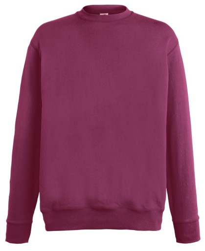 Fruit of the Loom, Lightweight Set-in Sweat, Classic Lightweight Men's Hoodie, Burgundy, L