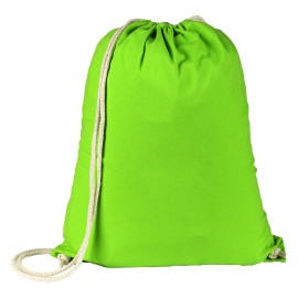 MELON COLOR 140, cotton backpack, 140 g/m2, kiwi