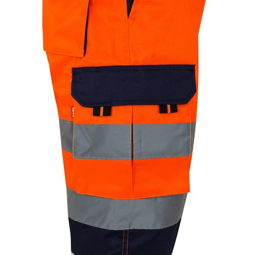 VL HADES. Dvobojne bermude sa više džepova (210 g/m²), od pamuka (20%) i poliestera (80%)