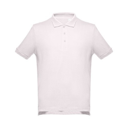 THC ADAM II. Men's short-sleeved cotton polo shirt