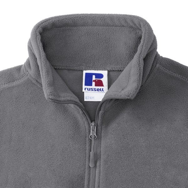 RUSSELL men's 1/4 zip polar sweatshirt