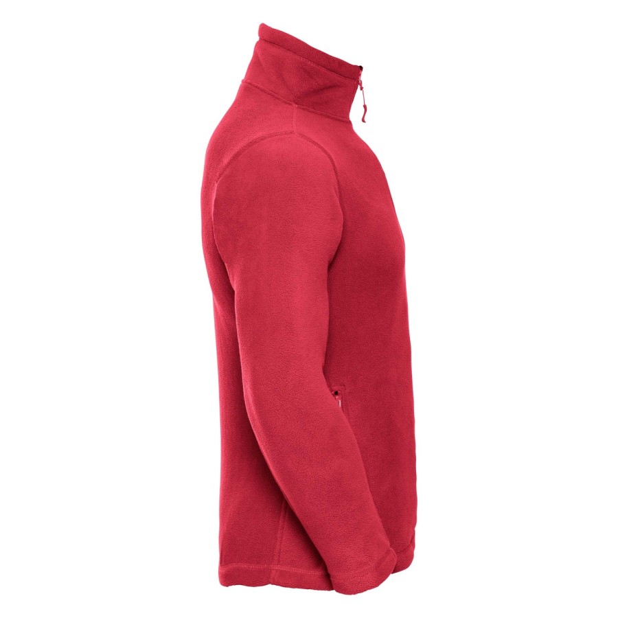 RUSSELL men's 1/4 zip polar sweatshirt
