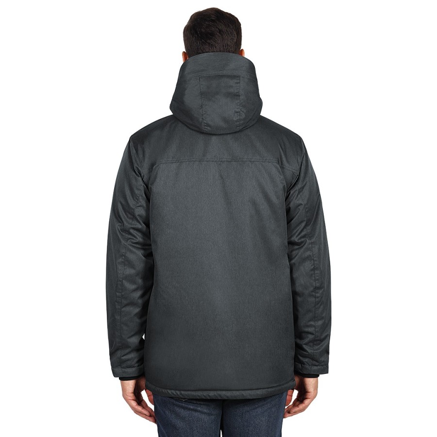 YETI, unisex hooded winter jacket, dark gray