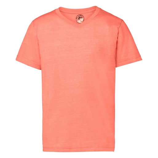 RUSSELL Children's T-shirt on V Neckline HD