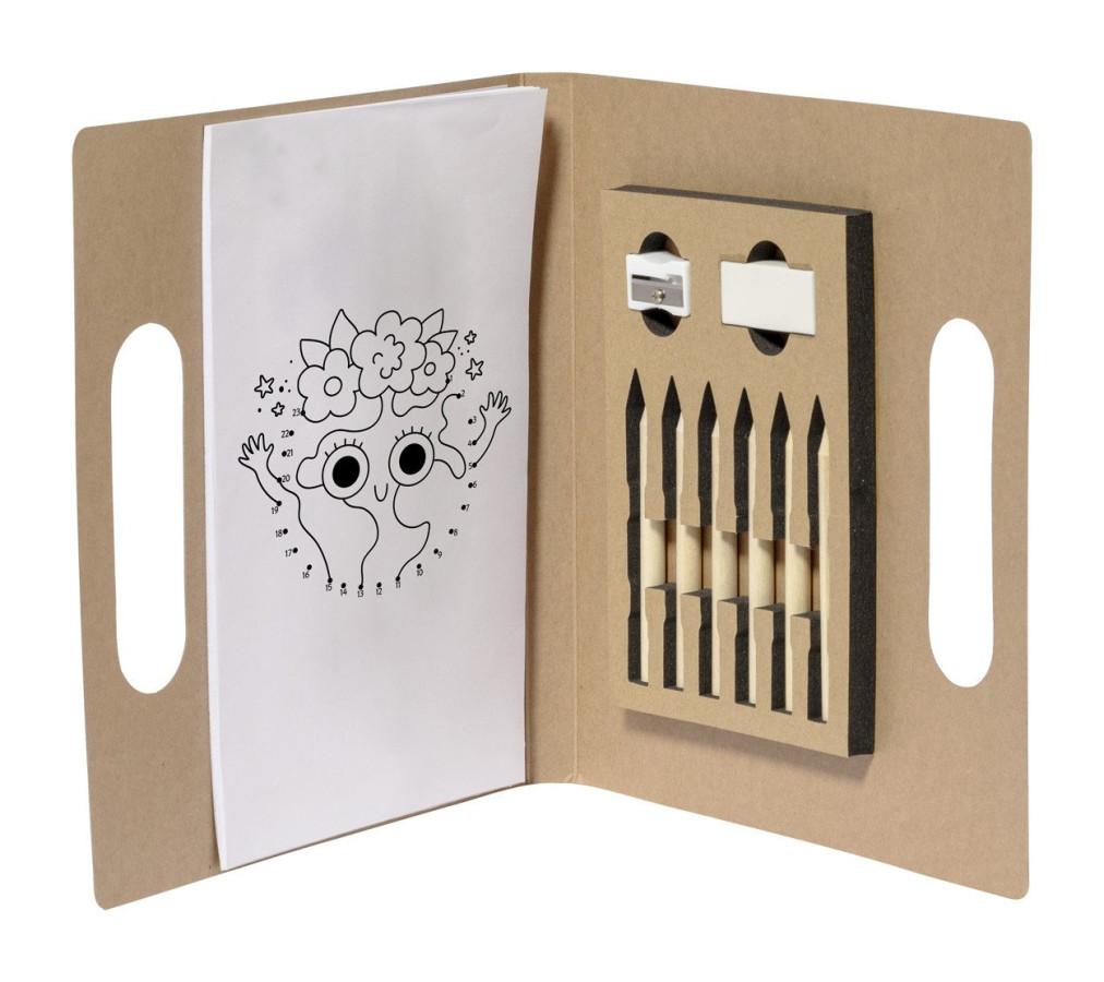 Clumber colouring set