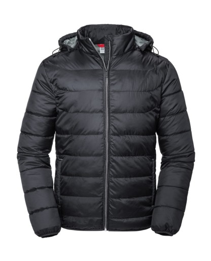 Russel Europe Mens Hooded Nano Jacket