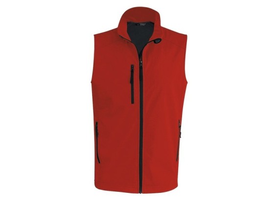 FEEDBACK MEN, softshell prsluk, crveni