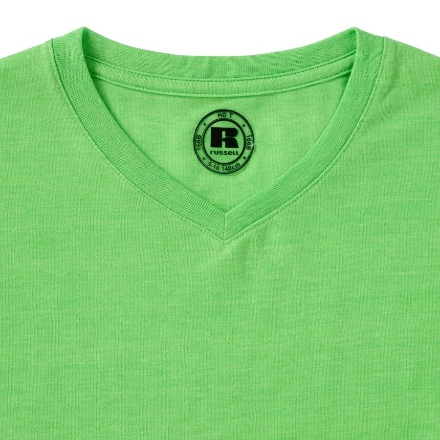 RUSSELL Children's T-shirt on V Neckline HD