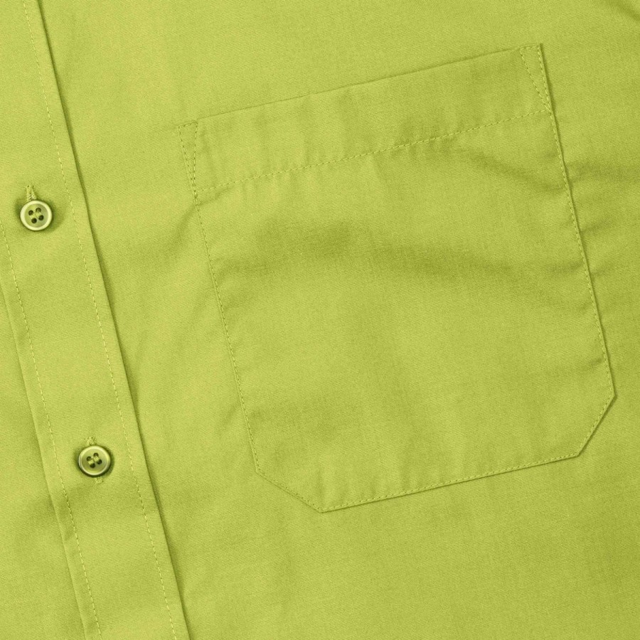 RUSSELL POLYCOTTON EASY CARE POPLIN Men's Long Sleeve Shirt