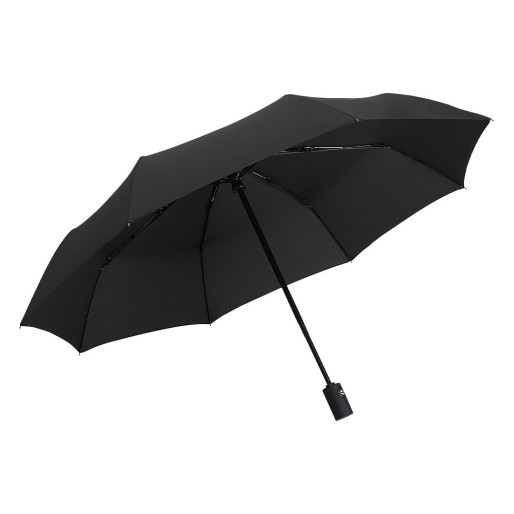 FIORE, foldable windproof umbrella with auto open/close function, black