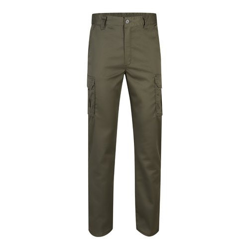 VL LUGH. Rastegljive pantalone sa više džepova (240g/m²) od pamuka (46%), EME (38%) i poliestera (16%)