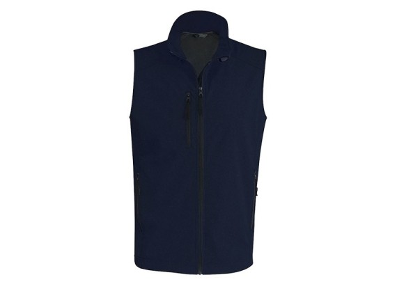 FEEDBACK MEN, men's softshell vest, blue