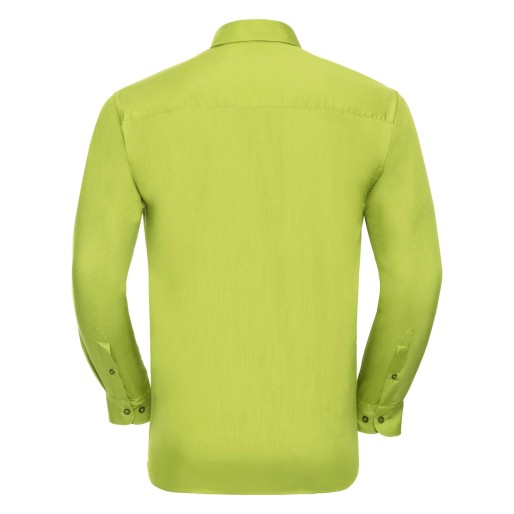 RUSSELL POLYCOTTON EASY CARE POPLIN Men's Long Sleeve Shirt