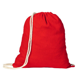 MELON COLOR 105, cotton backpack, 105 g/m2, red