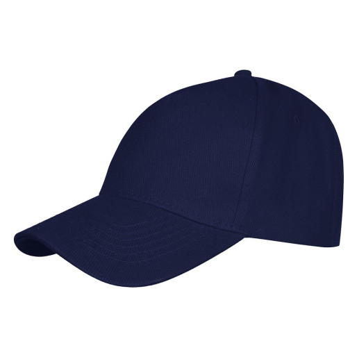 RUNNER 5, cap, 5 panels, cotton, heavy brushed, blue