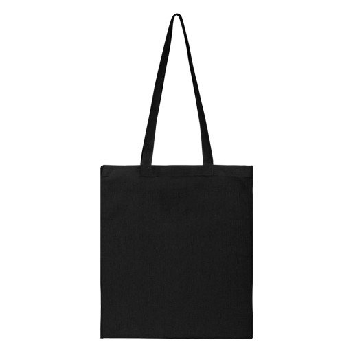 NATURELLA COLOR 105, cotton shopping bag, 105 g/m2, black