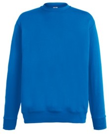 Fruit of the Loom, Lightweight Set-in Sweat, klasični lagani muški duks, royal plava, XL