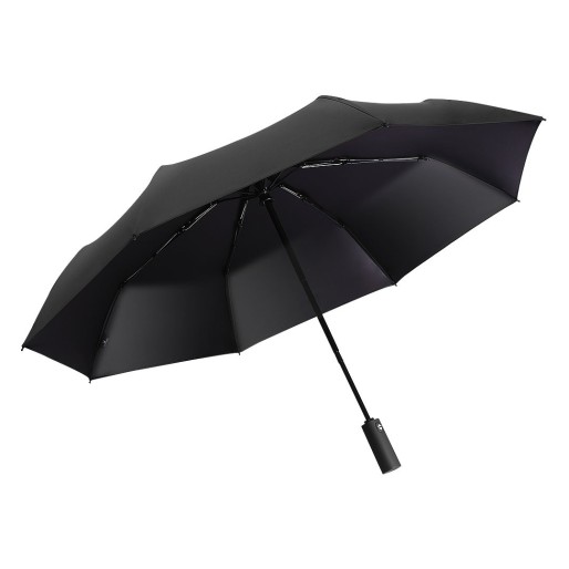 ALLEGRO, foldable windproof umbrella with auto open/close function, black