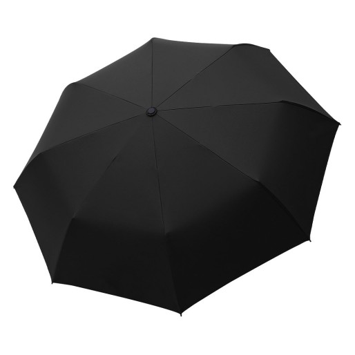 ALLEGRO, foldable windproof umbrella with auto open/close function, black