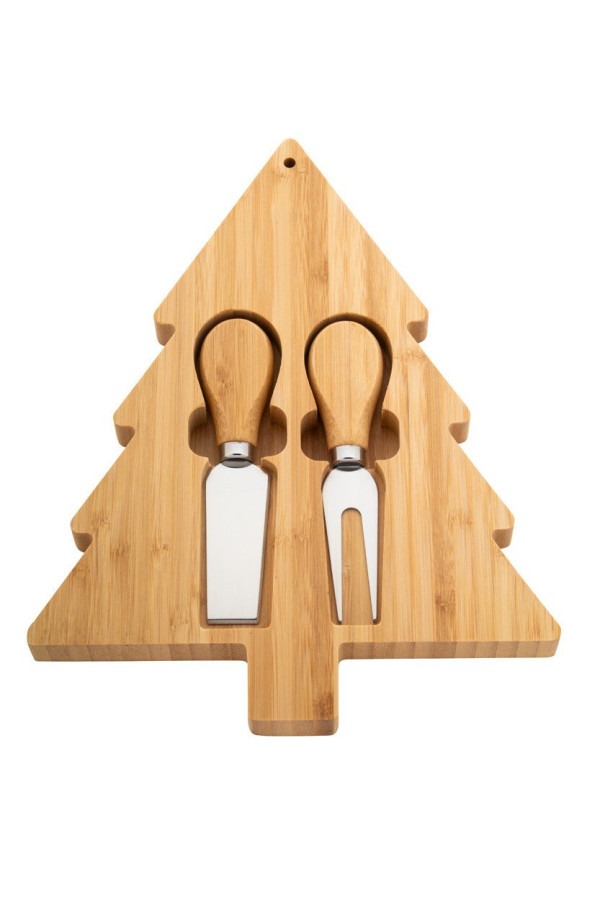 Jarlsberg Christmas cheese knife set
