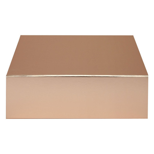 CLARA, seldf-folding gift box with magnet, gold rose