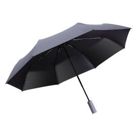 ALLEGRO,  foldable windproof umbrella with auto open/close function, gray