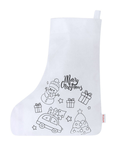 Mordy colouring Christmas stocking