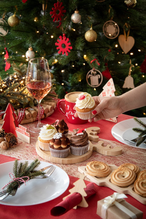Kongle Christmas snack plate