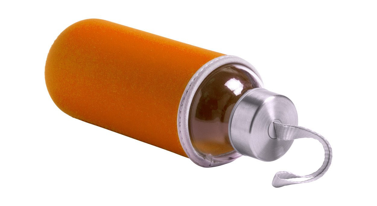 Dokath,staklena sportska flašica u futroli