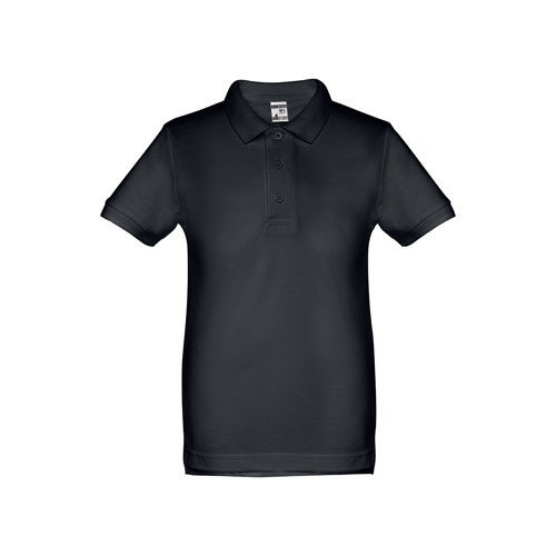 THC ADAM KIDS II. Kids short-sleeved 100% cotton piqué polo shirt unisex)