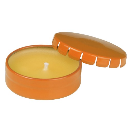 ROMANCE, scented colored canlde, orange