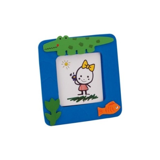 Photo frame, crocodile