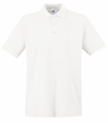 Fruit of the Loom, Premium Polo, premium polo majica za muškarce, bela, XL