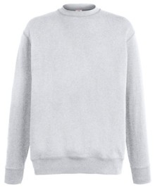 Fruit of the Loom, Lightweight Set-in Sweat, klasični lagani muški duks, pepeljasto siva, XL