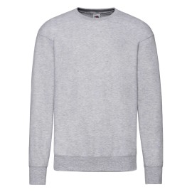 Fruit of the Loom, Lightweight Set-in Sweat, klasični lagani muški duks, pepeljasto siva, 2XL