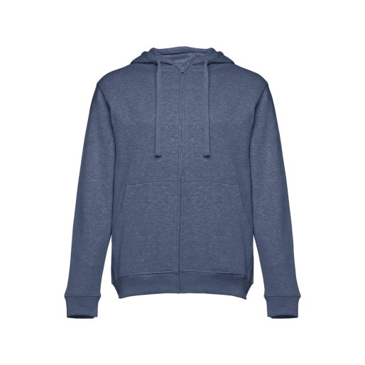 THC AMSTERDAM. Men's hooded full zipped sweatshirt