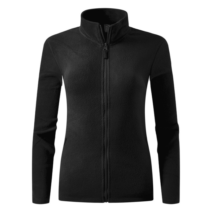 GLECHER LADY, ženska dukserica od brušenog flisa, crna