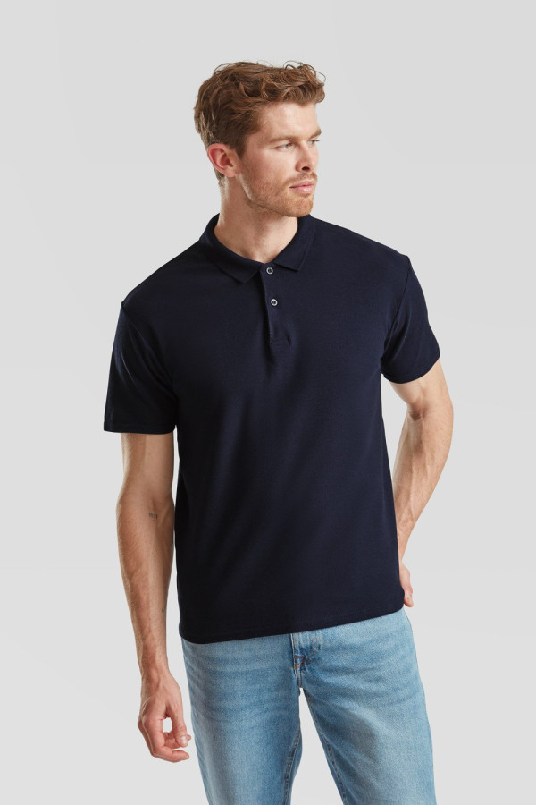 Fruit of the Loom, Premium Polo, premium polo majica za muškarce,teget , L
