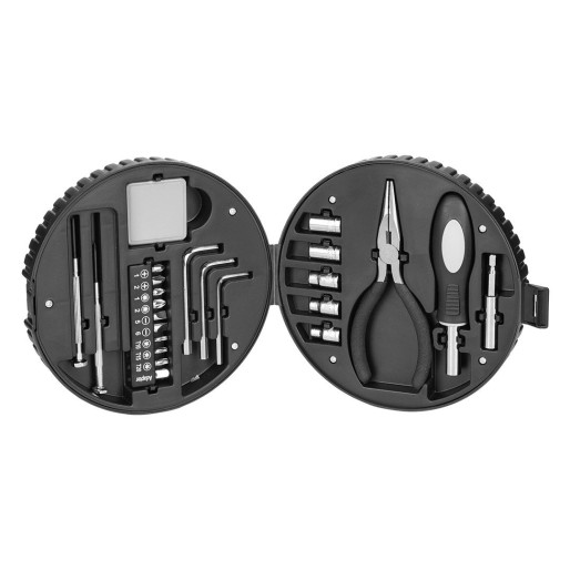 WHEEL BAMBOO handy tool set, beige