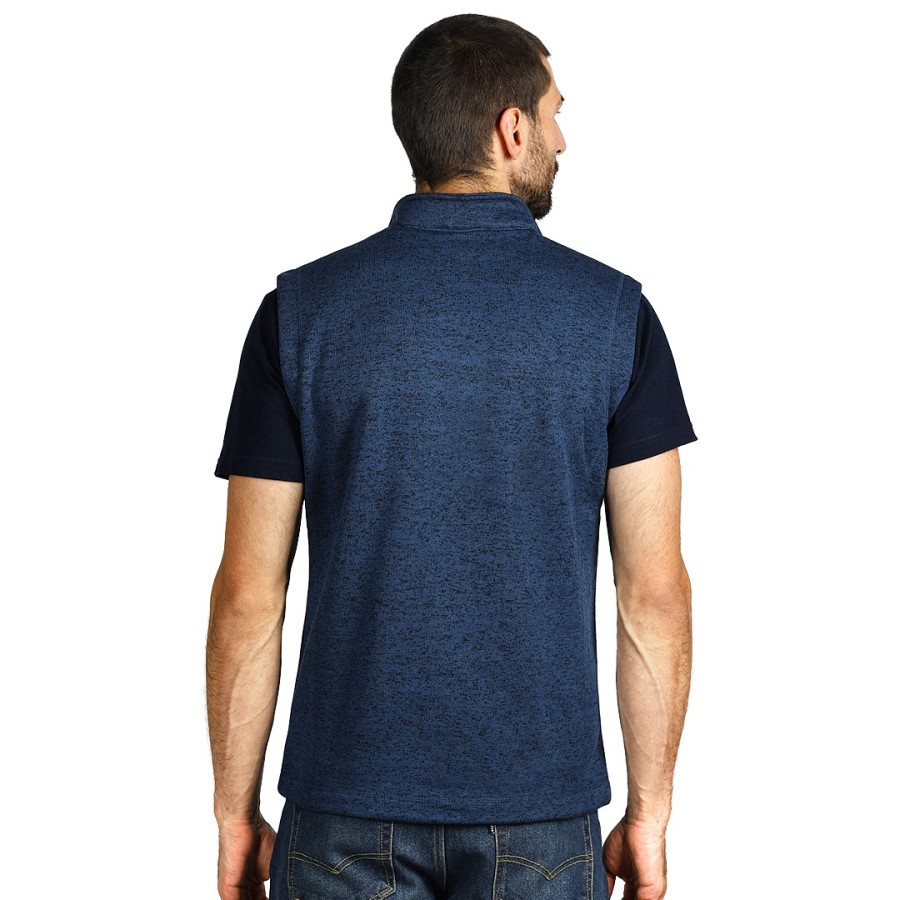 JIMMY, melirani prsluk, plavi