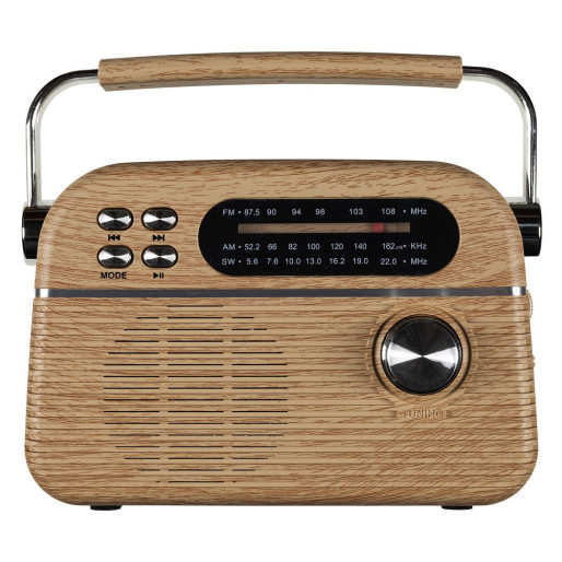 RETRO TUNE, radio i bežični zvučnik, 3w, bež