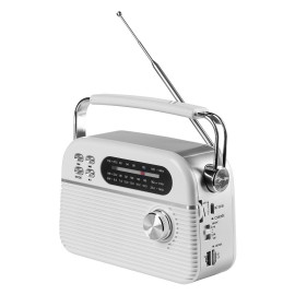 RETRO TUNE, radio and wireless speaker, 3w, white