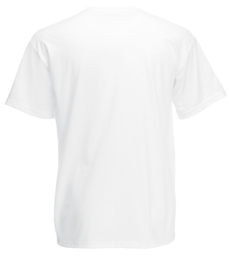 Fruit of the Loom, Valueweight, men's cotton T-shirt, white, XL