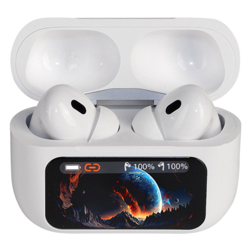 DECIBEL PLUS, wireless stereo earbuds, white