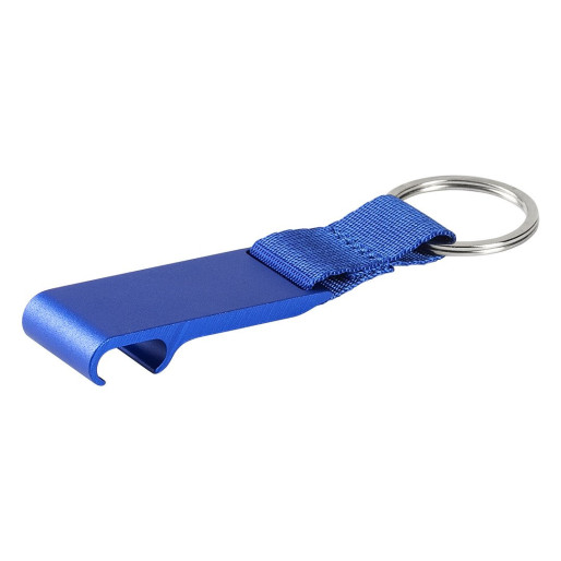 SVEN, aluminium key holder and bottle opener royal blue