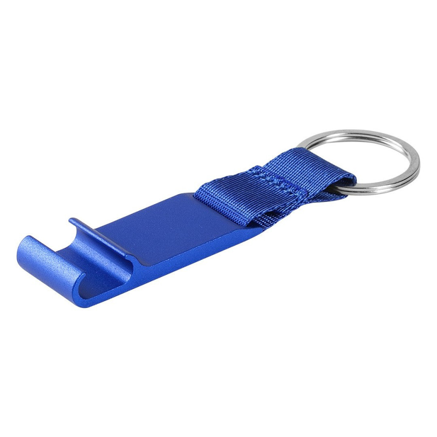 SVEN, aluminium key holder and bottle opener royal blue