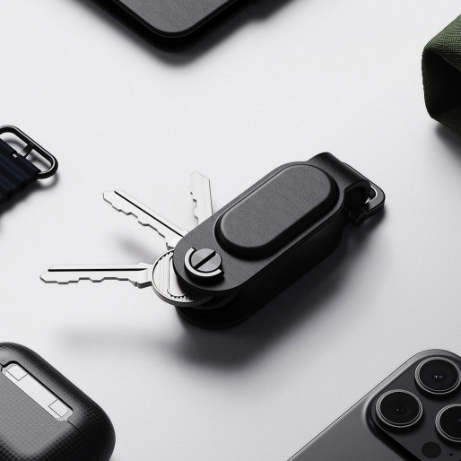 MULTI KEY TAG, dual, find my/find hub keyholder organiser tag, black